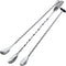 JETKONG 3 Pcs Cocktail Mixing Spoons 12-Inch Bar Spoon Long Stirring Spoon Drink Stirrers Cocktail Spoons for Tea, Coffee, Ice Cream, Juice, Drink...