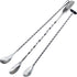 JETKONG 3 Pcs Cocktail Mixing Spoons 12-Inch Bar Spoon Long Stirring Spoon Drink Stirrers Cocktail Spoons for Tea, Coffee, Ice Cream, Juice, Drink...