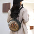 Women Novelty Round Clock Shape Zippered Clock Purses for Women Tote Handbag Shoulder Bag, Gift for Mom Girlfriend...