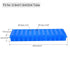 MECCANIXITY Centrifuge Tube Rack 11mm/7.5mm Hole Dia 60-Well Double Panel Polypropylene for 0.5ml/1.5ml/2ml Tube Pack of 2...