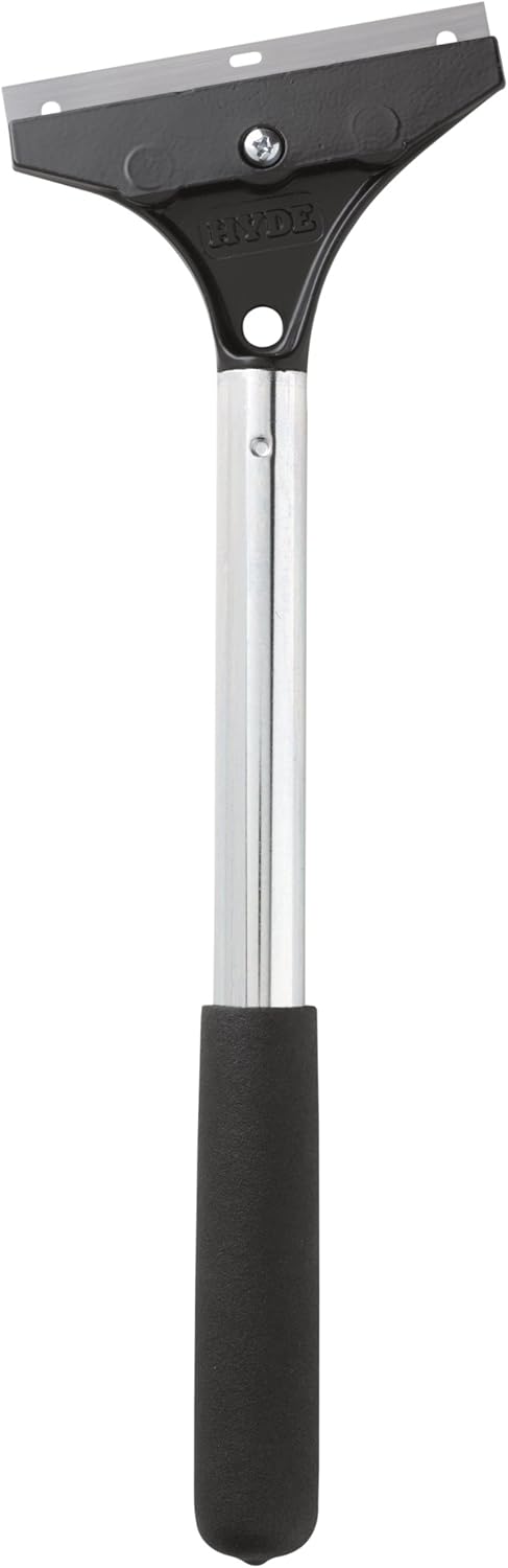 HYDE 33110 Multi-use Wallpaper Saver/Scraper, 4-inch Offset Blade, Foam Grip...