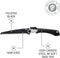 SOG Folding Saw - Wood Saw, Hand Saw, Pruning Saw and Camping Saw with 8.25 Inch Removable Blade and Compact Sheath for Foldable Saw (F10N-CP) , B...