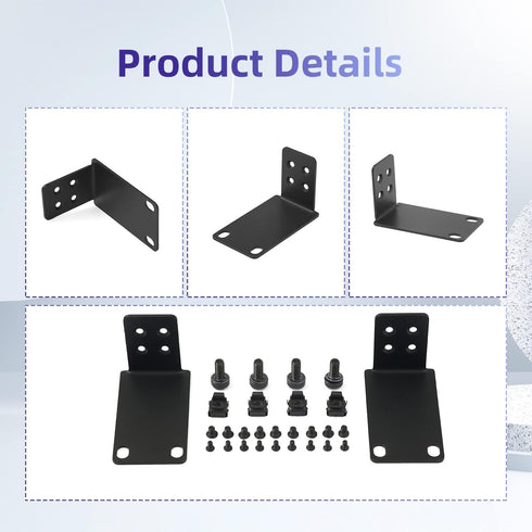 Rack Mount Kit 19 Inch Rack Ears for Dell PowerConnect Series and Some Buffalo GU/MP Series Switches...