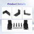 Rack Mount Kit 19 Inch Rack Ears for Dell PowerConnect Series and Some Buffalo GU/MP Series Switches...