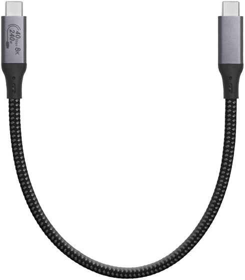 1-Foot USB4 Cable Compatible with Thunderbolt 3, Thunderbolt 4 and USB-C - Supports 8K HD Display, 40gbps Data Transfer, 240W Charging......