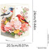 ShengDexin Diamond Art Kits for Adults Flowers and birds, Crafts for Kids,Tabletop Diamond Art Painting Kit 9.5x7inch,DIY Diamond Desk Placement O...