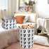 Toy Large Storage Bin-Cotton Storage Basket-Round Gift Basket with Handles for Toys,Laundry,Baby Nursery(Love Heart)...