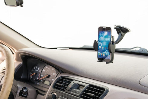 ARKON Windshield and Dash Car Phone Holder Mount for iPhone X 8 7 6S 6 Plus 8 7 6S 6 Galaxy Note Retail Black (SM415)...