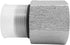 (2-PACK) 6405-08-04-O Hydraulic Adapter Fitting 3/4"-16UNF Male SAE O-Ring Boss × 1/4"-18 NPTF Female Pipe Straight Carbon Steel...
