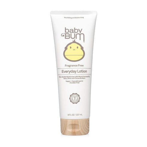Baby Bum Everyday Lotion | Moisturizing Baby Body Lotion for Sensitive Skin with Shea and Cocoa Butter| Fragrance Free| Gluten Free and Vegan | 8 ...