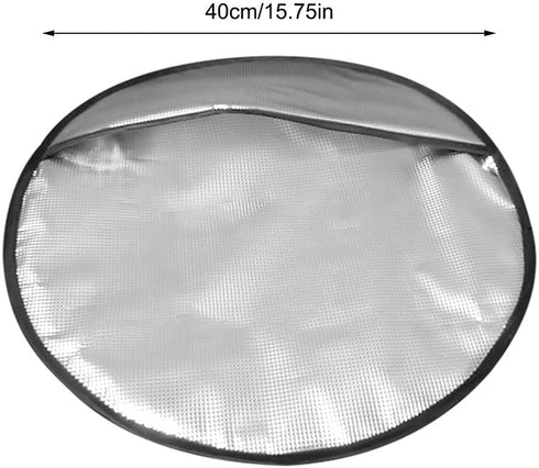 Steering Wheel Sun Shade Cover, Steering Wheel Sun Block Anti-Heat Aluminum Foil Steering Wheel Cover Steering Wheel Sun Heat Shield for SUV Truck...