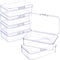 6 Pieces Mini Plastic Clear Beads Storage Containers Box for Collecting Small Items, Beads, Jewelry, Business Cards, Game Pieces, Crafts (3.27 x 2...