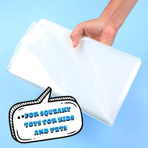 Zonon Noise Making Crinkle Paper Crinkle Material Noise Maker Plastic Film for Baby Dog Cat Toys Pet Supplies (51 x 78 Inch)...