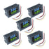diymore 5PCS 0.28" Volt Amp Meter Digital Voltmeter Ammeter DC 100V 10A Waterproof Dual Display Current Voltage Meter Mini Ammeter Voltmeter 3 Bit...