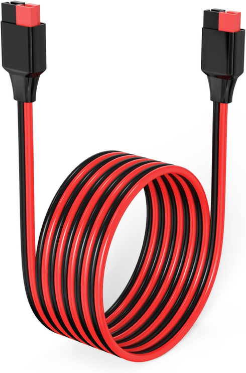 12AWG 6FT Anderson Extension Cable 2 6 10 20 35 50FT Solar Extension Cable Anderson Connector for Portable Power Station Solar Generator Solar Pan...