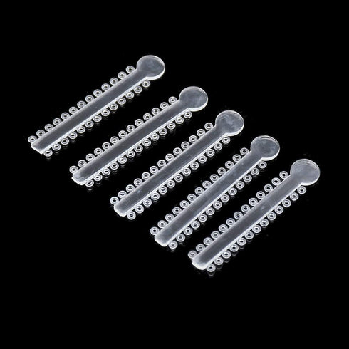 Angzhili Transparent Dental Orthodontic Ligature Ties for Braces Rubber Bands Braces O Rings for Bracket 1040 Pcs...
