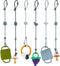 6-Pack Baby Toy Straps, Silicone High Chair & Stroller Straps, Toddler Bottle & Car Seat Accessories, Baby Travel Essentials with Pacifier Clips...