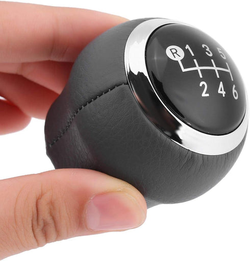 Qiilu 6 Speed Shift Knob, Car Gear Stick Shift Knob Head for Corolla Verso Auris Yaris 2007-2013 Black...