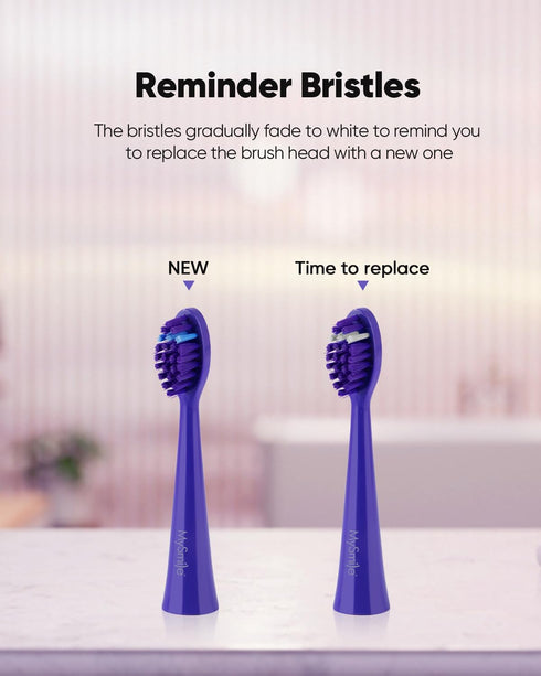 MySmile DY156 Electric Toothbrush for Adults, Rechargeable Sonic Battery Toothbrush Portable with 3 Brush Heads, 2 Mins 5 Modes Smart Timer, 45000...