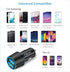 Fast USB Car Charger for Samsung Galaxy A55/A54/A53/A50/A15/A14/S24/S23/S22/S21 Plus/Ultra/S20 FE/S10/S9/S8/Note 20/A10S/A21/A31/A51 Quick Charge ...