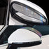2PCS Car Rear View Mirror Rain Visor Guard,Universal Car Rear View Mirror Rain Cover,Waterproof Auto Mirror Rain Visor,Carbon Fiber Car Side Mirro...