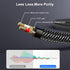 MOSWAG 1/4 inch TRS to Dual RCA Audio Cable,Gold Plated Copper Shell Heavy Duty 6.35mm 1/4 inch Male TRS to 2 RCA Male Stereo Audio Y Splitter Cab...