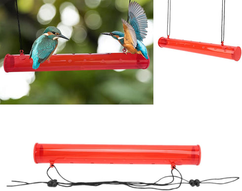 Hummingbird Feeder, Windproof Hanging Bird Feeder with Rest Pole for Garden for Balcony for Outdoor...