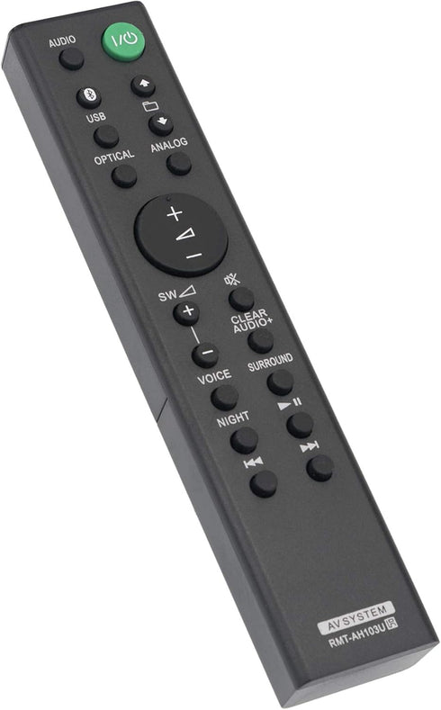 RMT-AH103U Replaced Remote Control Compatible with Sony Sound Bar HT-CT80 SA-CT80 HTCT80 SACT80 SS-WCT80...