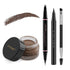 Eyebrow Pencil Makeup Kit, with Waterproof 2-IN-1 Microblading Eyebrow Pen, Eyebrow Pomade, Eyeliner and Dual-ended Eyebrow Brush, Brow Pencil Kit...