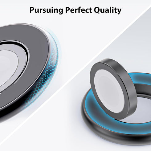 5W Fast Wireless for Apple Watch Charger, Aluminum Alloy Portable Magnetic Charging Station with USB-C Cable, Compatible with iWatch Series Ultra/...