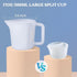 LET'S RESIN 17OZ/500ML Split Cup with Handle, Thicken & Easy Clean Split Cups for Paint Pouring with 5 Channels, Silicone Reusable Fluid Art Split...