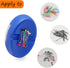 YEQIN Magnetic Sewing Pincushion with 15 Plastic Head Pins, Magnetic Pins Holder for Sewing Quilting, Pins, Paper Clips, Screws (Blue)...