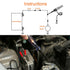 Automotive Circuit Tester, 6-24V Test Light Indicator with Sharp Carbon Probe for Fuse Testing, Light Sockets, Short Circuits, Wires, Electricians...