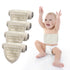 wonuu Baby Umbilical Cord Belt, Infant Belly Binder Hernia Care Navel Truss Support Newborn Warm Essential with Breathable Organic Cotton (4Pack-G...