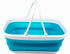 SAMMART SAMMART 9.2L (2.37Gallon) Collapsible Tub with Handle - Portable Outdoor Picnic Basket/Crater - Foldable Shopping Bag - Space Saving Stora...