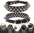 Spiked Dog Collar for Small Dogs Soft PU Leather Spike Puppy Collar Anti Bite Studded Rivet Cat Collar for Kittens Small Medium Pets Like Chihuahu...