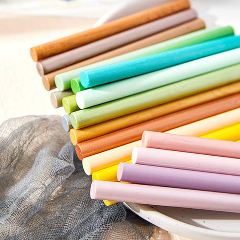 40 Pieces Glue Gun Sealing Wax Sticks for Wax Seal Sticks, Pearl Pink Mini Glue Gun Sealing Wax Stick for Sealing Wax Stamp, Wedding Invitations, ...