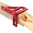 3D Multi Angle Measuring Ruler, 45/90 Degree Woodworking Square Protractor, Aluminum Alloy Miter Triangle Ruler, High Precision Layout Measuring T...
