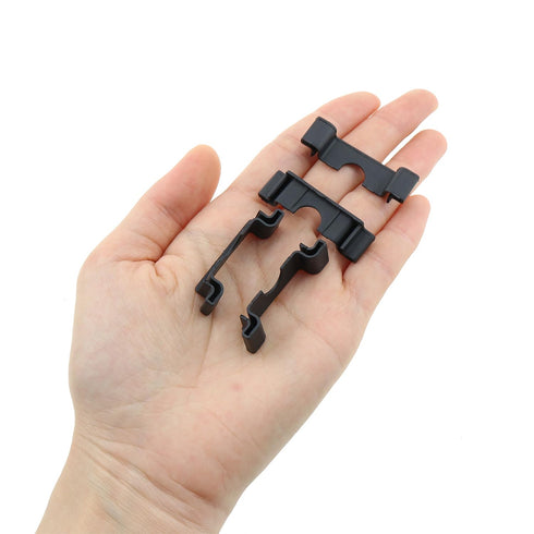 30PCS 35MM DIN Rail Cut out Protector DIN Rail End Cap Protector Black Terminal Block Suitable for 35MM DIN Rail End Mounting and Industrial Autom...