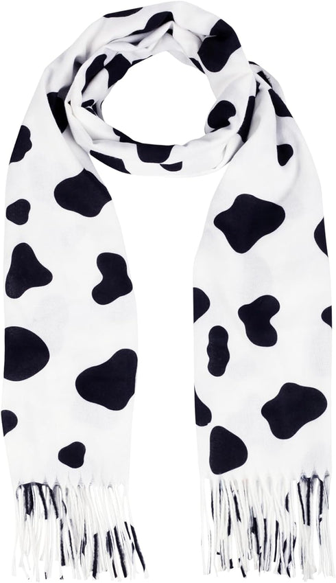 101 Days of school Dalmatian Dog Print Scarf for Women Comfortable Winter Long Scarf for Halloween Party Dress Up...