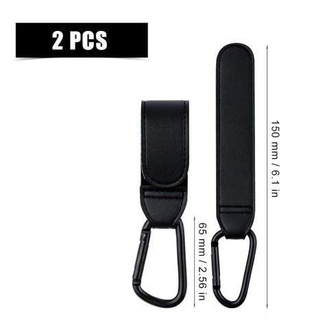 Stroller Hooks, Carriage Hooks for Bag, 2pcs Mommy Bag Hook Stroller Organizer Hook Clip Heavy Duty Stroller Clip for Bags Hanging Shopping Diaper...