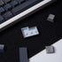 Grey Gradient Keycaps, Pbt Doubleshot Cherry Profile Keycaps, Side Printed Keycaps, Backlit Shine Through Keycaps,136 Keys Keycap Set for Mechanic...