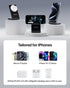 Intoval Magnetic Charging Stand for iPhone, Magnet Wireless Charger for iPhone 15 Pro/Pro Max/Plus/14/13/12, Fast iPhone Charger (M2, Black)......