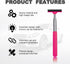 Car Rearview Mirror Wiper, Car Rearview Mirror Mini Telescopic Auto Squeegee, Retractable Auto Glass Squeegee, Multifunctional Car Window Wiper, U...