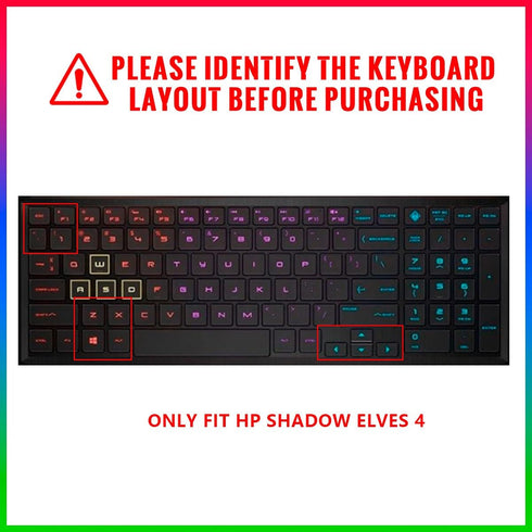 Silicone Keyboard Cover Skin for HP OMEN 15-DC 15.6", for HP 15-dc0010nr 15-dc0020nr 15-dc0030nr 15-dc0051nr dc0052nr 15-dc0086nr 15-dc0087nr 15-d...