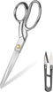Sewing Scissors, Rkqoa Silver Dressmaker's Fabric Scissors, 8" Stainless Steel Shears, Sharp Knife Edge Fabric Heavy Duty Tailor Scissors for Cutt...