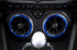 for Camaro Accessories AC Knobs Air Conditioning Outlet Vent Cover Ring Decor for Chevrolet Camaro 2016 2017 2018 2019 2020, Blue Interior Accesso...