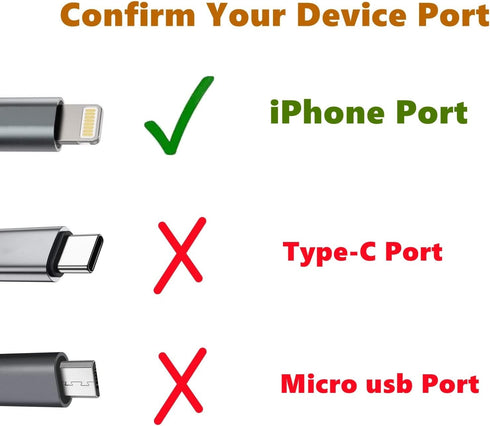 Cell Phone Fan for iPhone - 4 Pack Personal Mini USB Fan Plug in Mobile Phones, Small Portable Pocket Cellphone Fan for iPhone 14 13 12 11 10 9 Pl...
