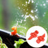 60 Pack Irrigation Drip Emitters - Garden Lawn Micro Spray Misting Nozzle Apply to Watering System (21x12mm Red)...