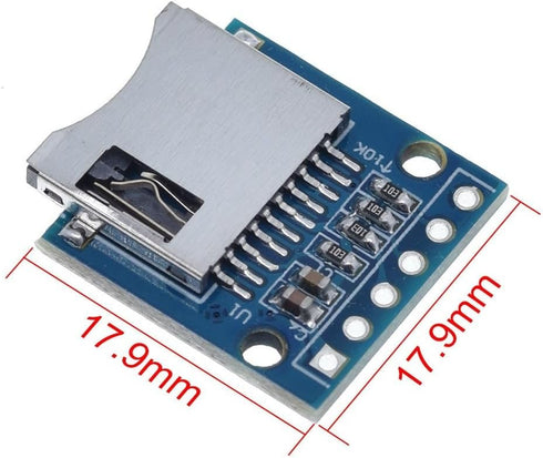 6Pcs Mini SD TF Card Module Support Micro SD Card, Micro SDHC Card for Arduino UNO R3 MEGA 2560 Due...